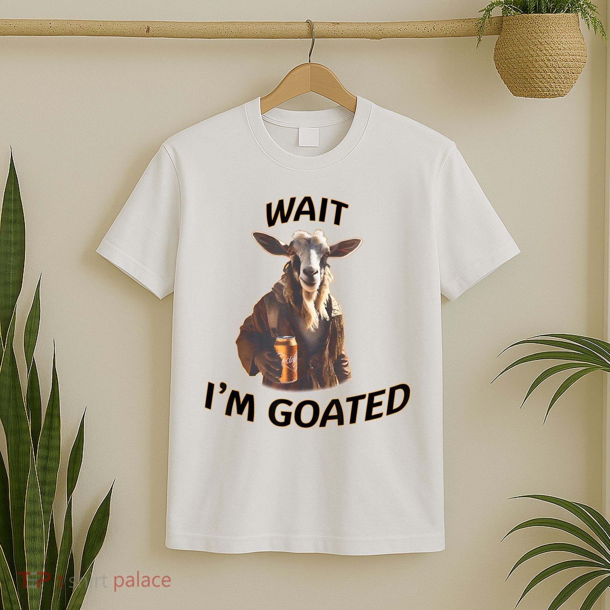 Wait I’M Goated Epic Goat Beer Funny Gift For Goated Beer Lovers T-Shirt