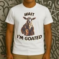 Wait I’M Goated Epic Goat Beer Funny Gift For Goated Beer Lovers T-Shirt thumb 3
