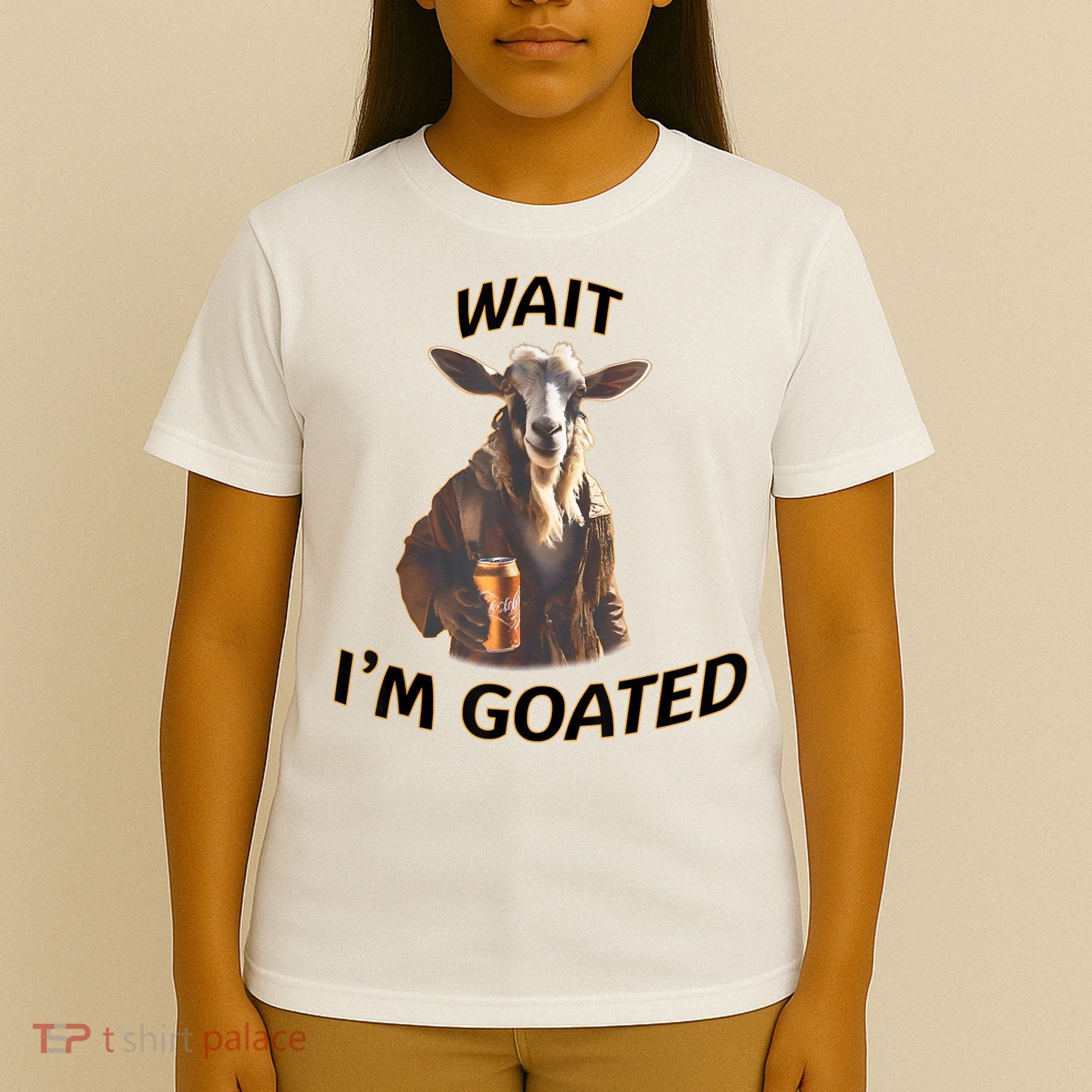 Wait I’M Goated Epic Goat Beer Funny Gift For Goated Beer Lovers T-Shirt