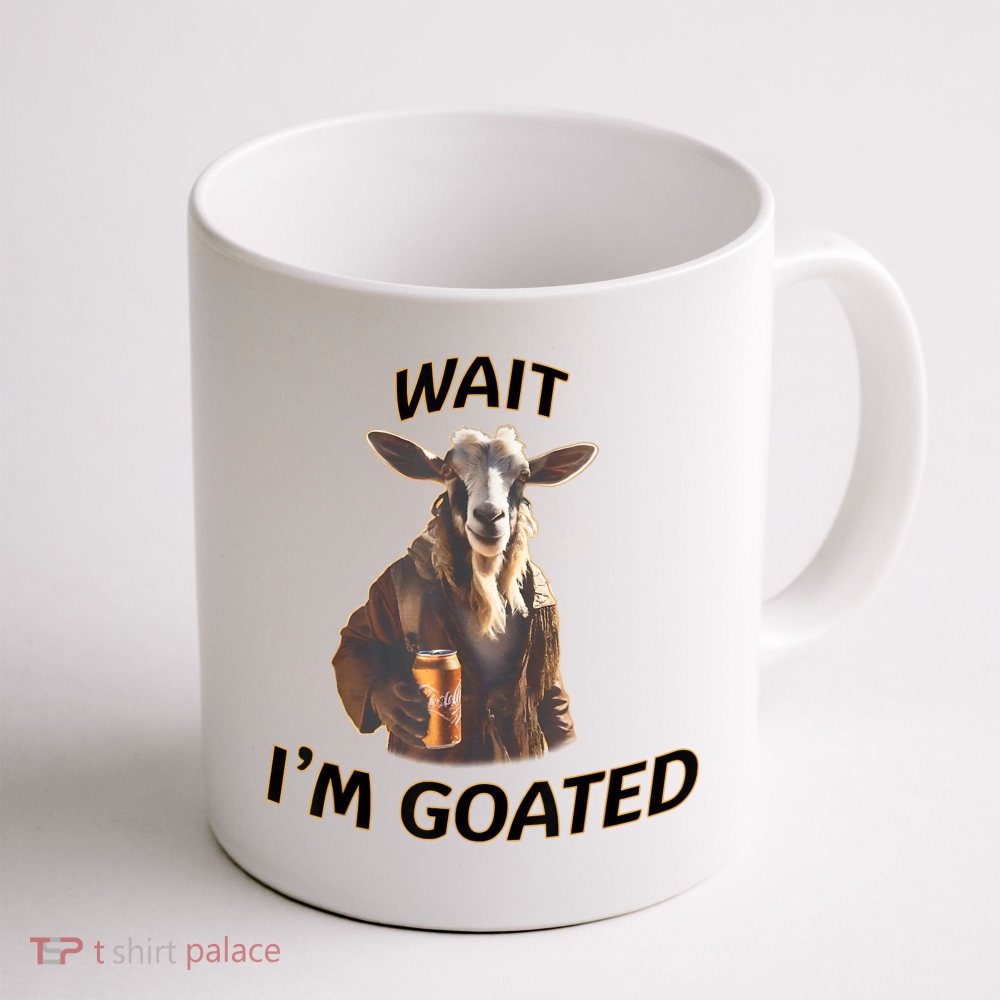 Wait I’M Goated Epic Goat Beer Funny Gift For Goated Beer Lovers Coffee Mug