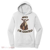 Wait I’M Goated Epic Goat Beer Funny Gift For Goated Beer Lovers Women's Hoodie thumb 0