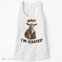 Wait I’M Goated Epic Goat Beer Funny Gift For Goated Beer Lovers Women's Tank Top thumb 0