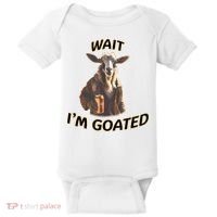 Wait I’M Goated Epic Goat Beer Funny Gift For Goated Beer Lovers Baby Bodysuit thumb 0