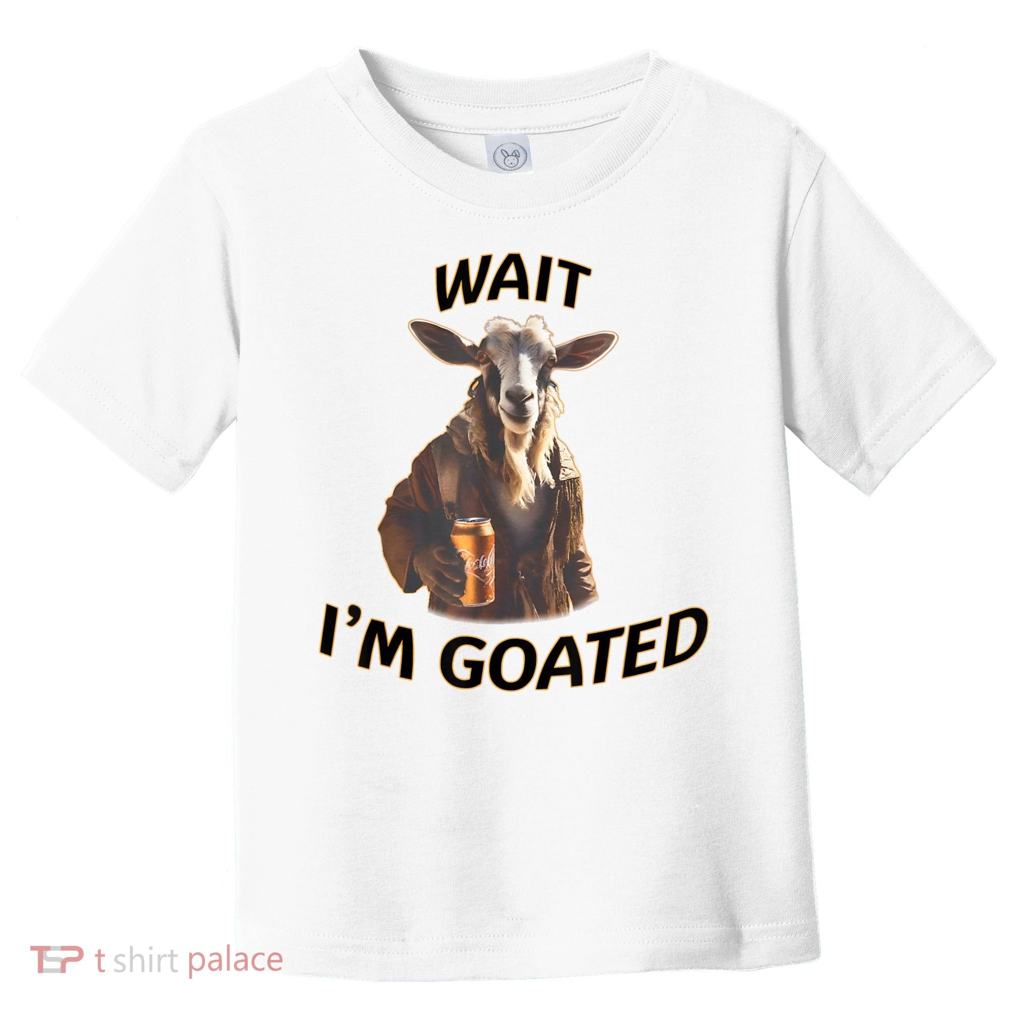 Wait I’M Goated Epic Goat Beer Funny Gift For Goated Beer Lovers Toddler T-Shirt