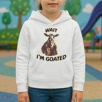 Wait I’M Goated Epic Goat Beer Funny Gift For Goated Beer Lovers Kids Hoodie thumb 3
