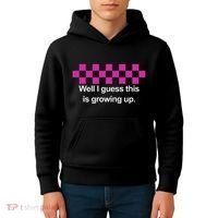 Well I Guess This Is Growing Up Kids Hoodie thumb 4