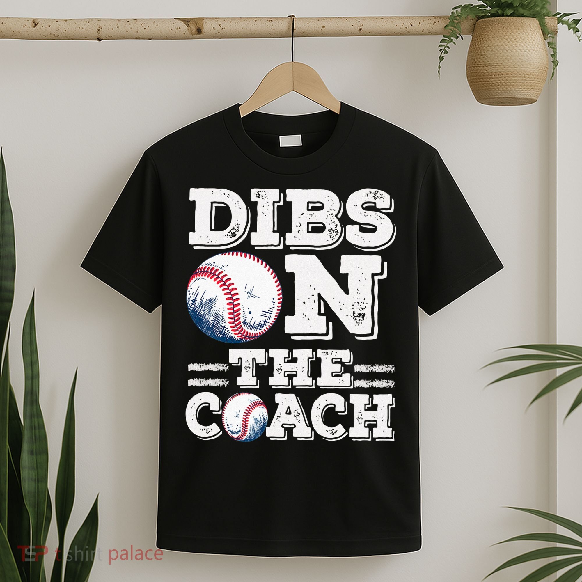 Womens Ive Got Dibs On The Coach Funny Baseball Coach T-Shirt