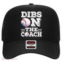 Womens Ive Got Dibs On The Coach Funny Baseball Coach Hat thumb 0