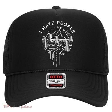 Words I Hate People Adventure Mountains Nature Hat