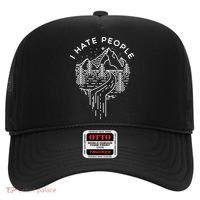 Words I Hate People Adventure Mountains Nature Hat thumb 0