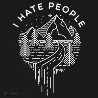 Words I Hate People Adventure Mountains Nature Tote Bag thumb 4