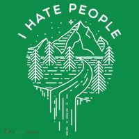 Words I Hate People Adventure Mountains Nature Hoodie thumb 7
