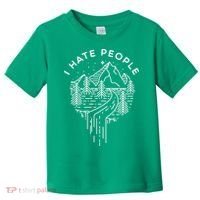 Words I Hate People Adventure Mountains Nature Toddler T-Shirt thumb 0