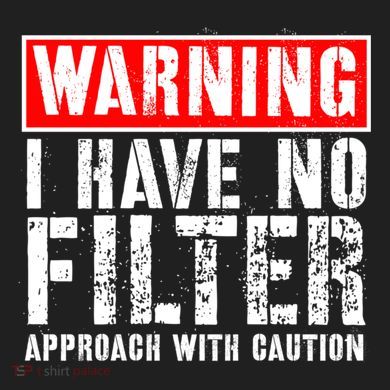Warning I Have No Filter Approach With Caution Funny Sign Kids Long Sleeve Plaid Pajama Set