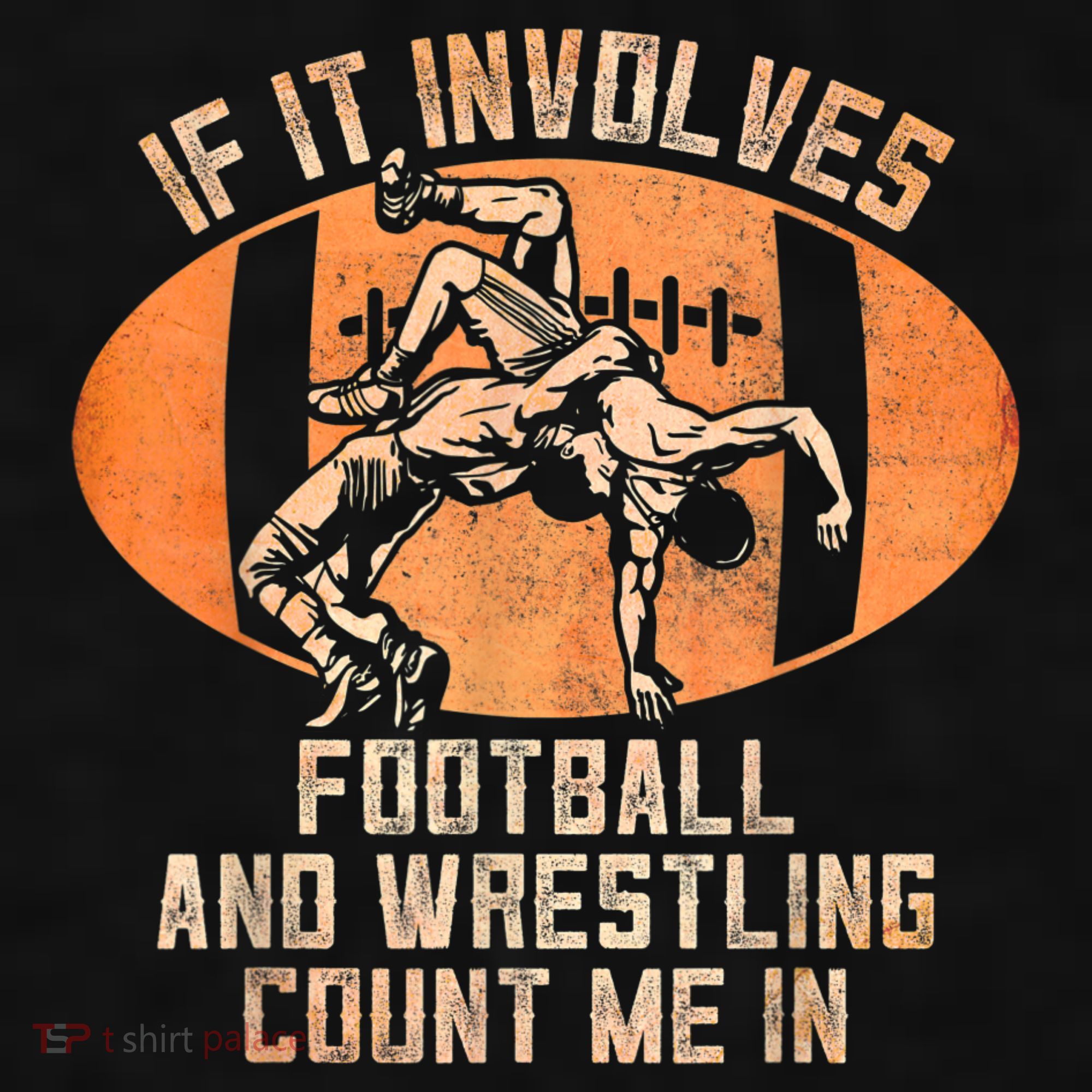 Wrestler If It Involves Football And Wrestling Count Me In Ladies PosiCharge Tri-Blend Wicking Tank