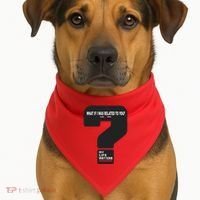 What If I Was Related To You? USA-Made Doggie Bandana thumb 1