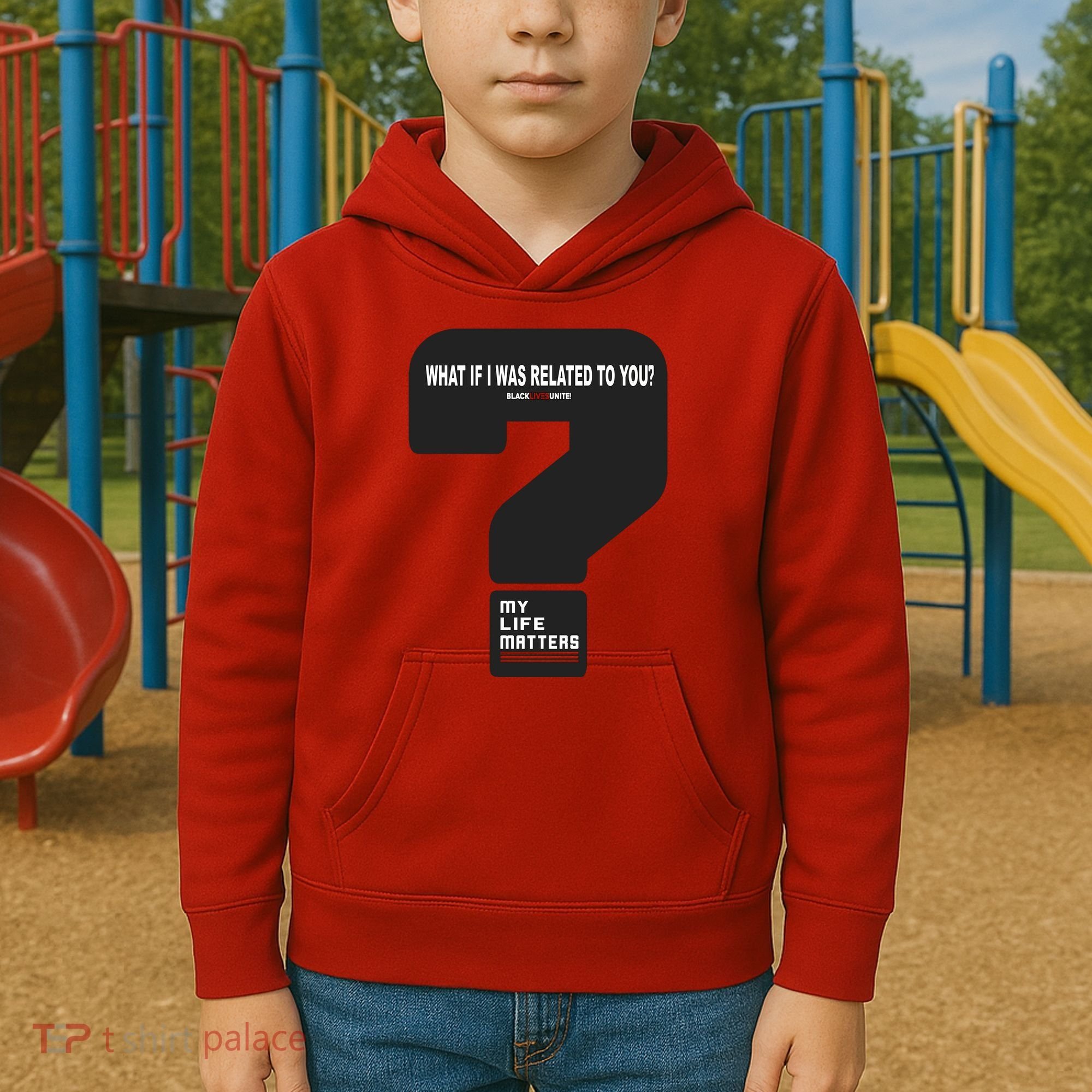 What If I Was Related To You? Kids Hoodie