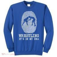 Wrestling It's In My Dna Fun For Wrestlers Grapplers Gift Sweatshirt thumb 0