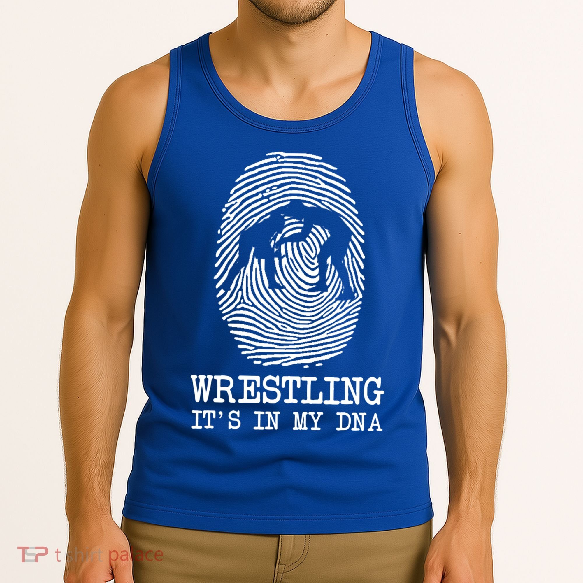 Wrestling It's In My Dna Fun For Wrestlers Grapplers Gift Tank Top