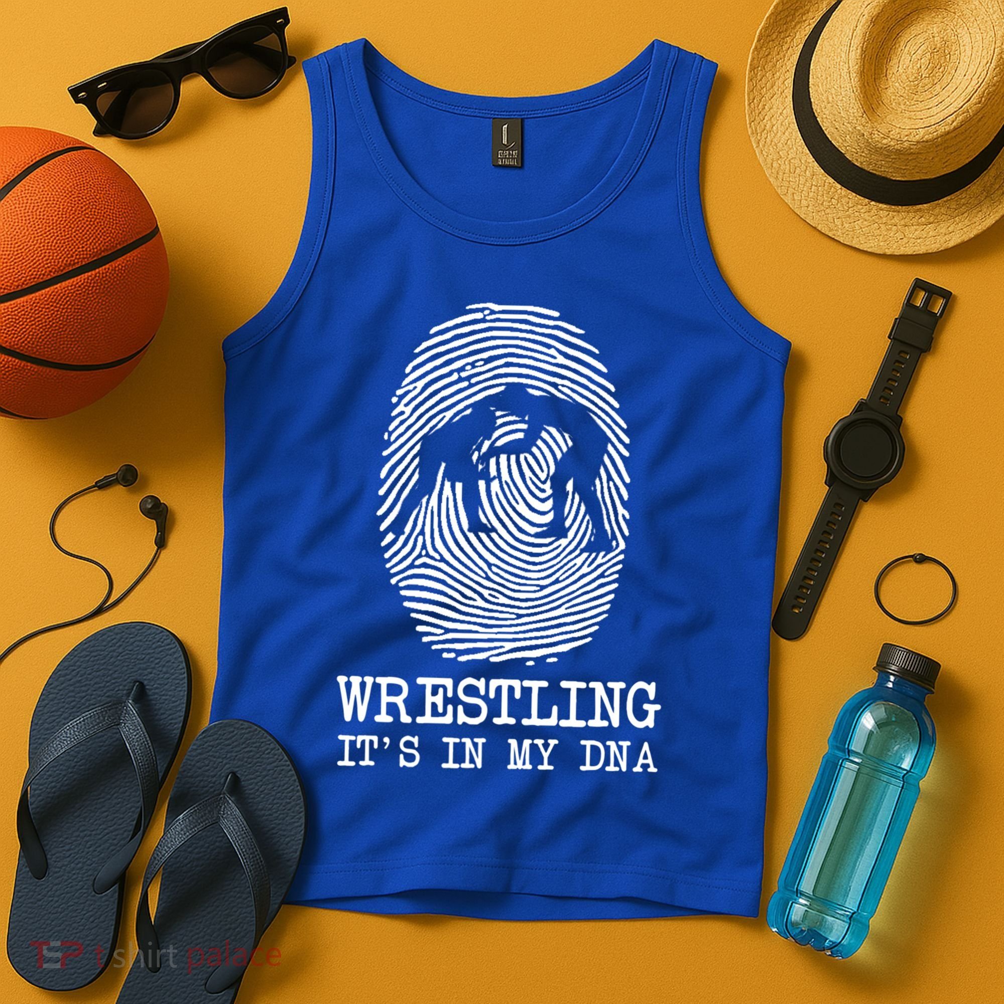 Wrestling It's In My Dna Fun For Wrestlers Grapplers Gift Tank Top