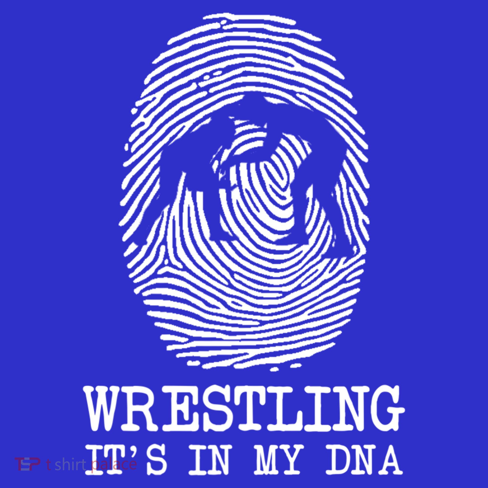 Wrestling It's In My Dna Fun For Wrestlers Grapplers Gift Women's Long Sleeve Shirt