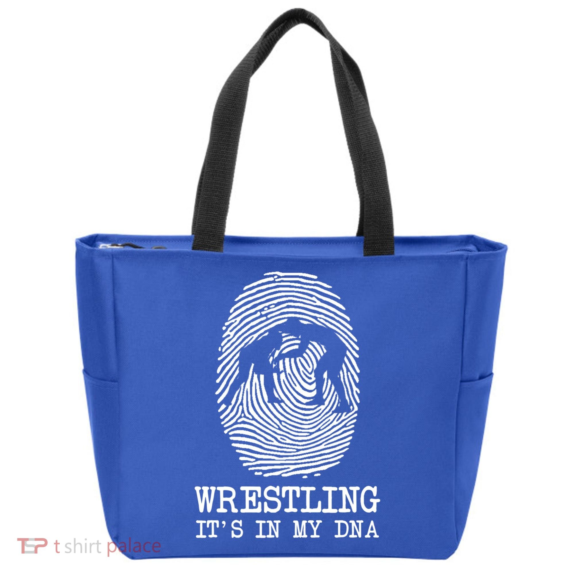 Wrestling It's In My Dna Fun For Wrestlers Grapplers Gift Tote Bag