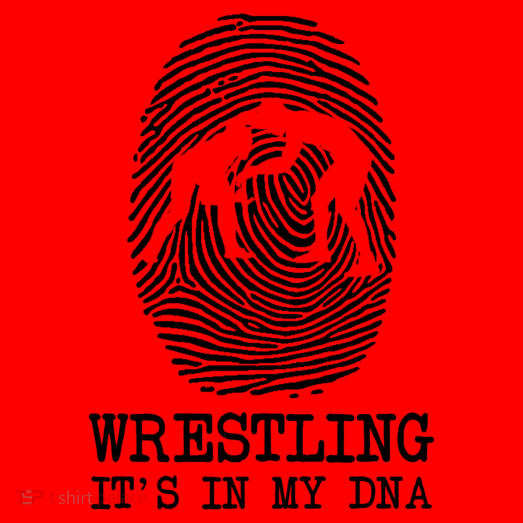 Wrestling It's In My Dna Fun For Wrestlers Grapplers Gift Santa Hat