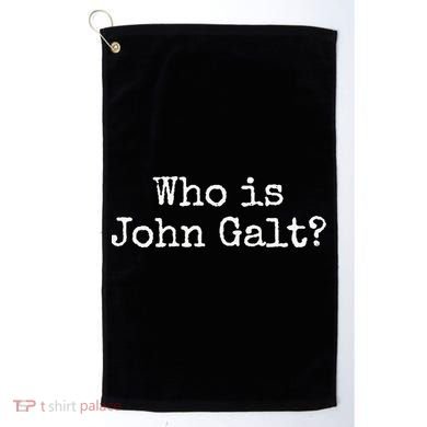 Who Is John Galt Golf Towel