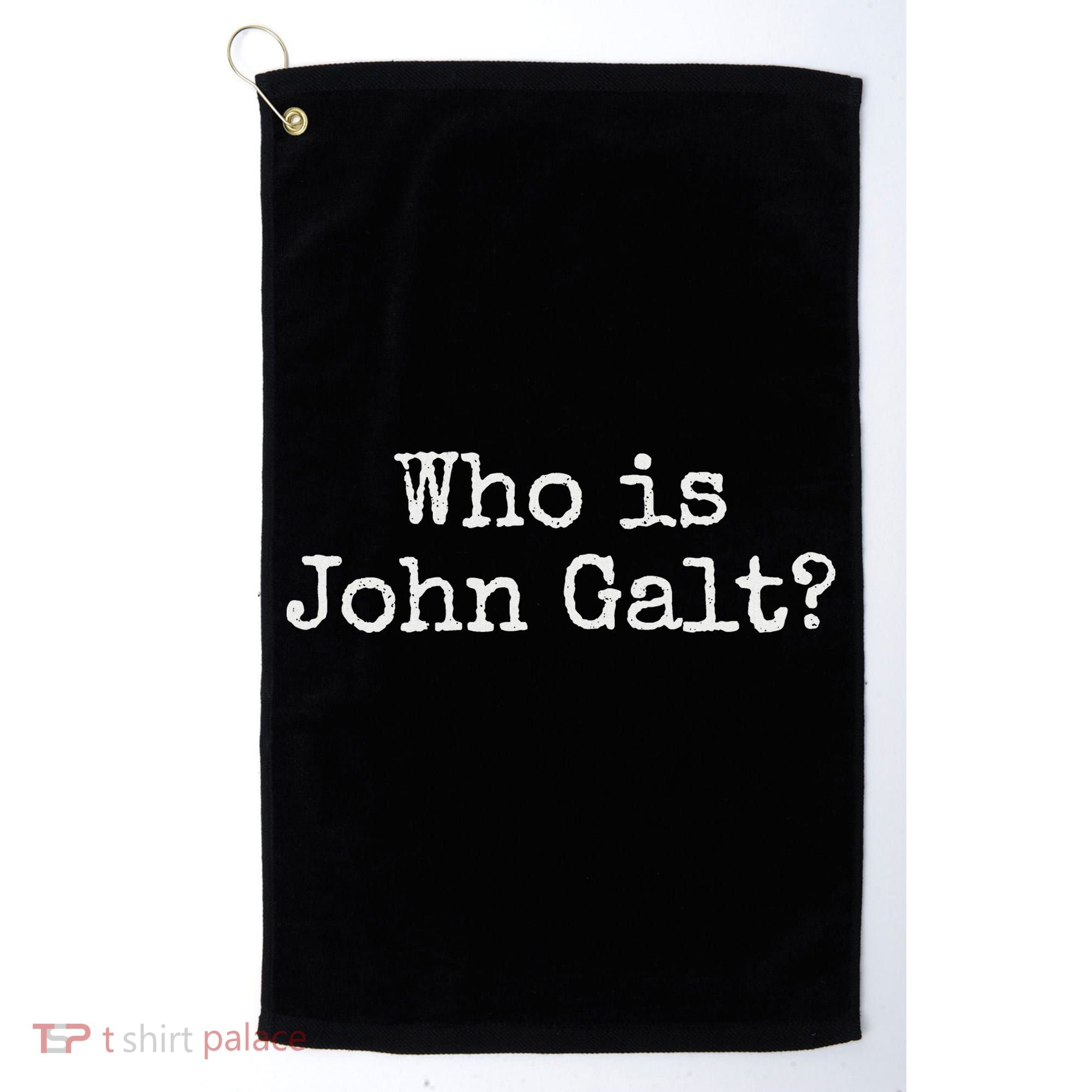 Who Is John Galt Golf Towel