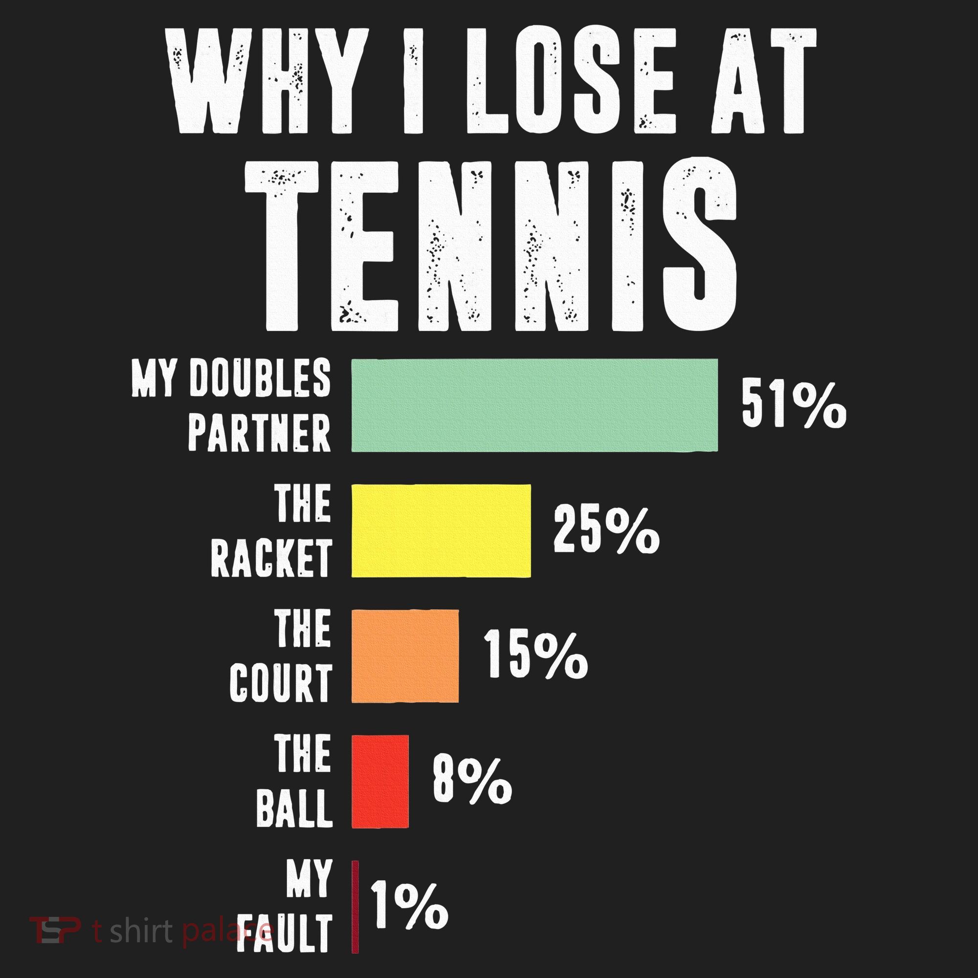 Why I Lose At Tennis Funny Tennis Player Women's Sweatshirt