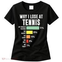 Why I Lose At Tennis Funny Tennis Player Women's T-Shirt thumb 0