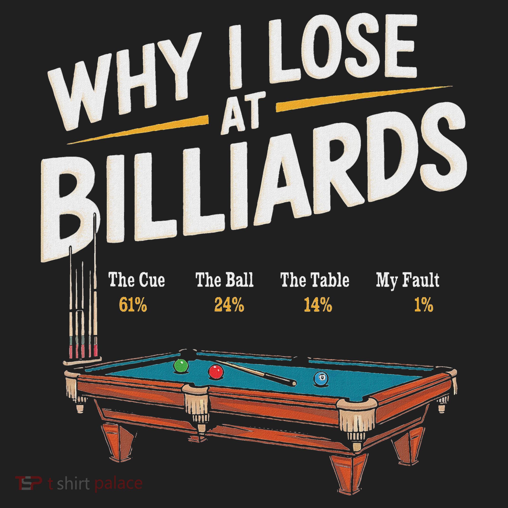 Why I Lose At Billiards Pool Player Billiard Snooker Beanie