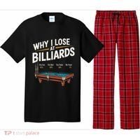 Why I Lose At Billiards Pool Player Billiard Snooker Pajama Set thumb 0