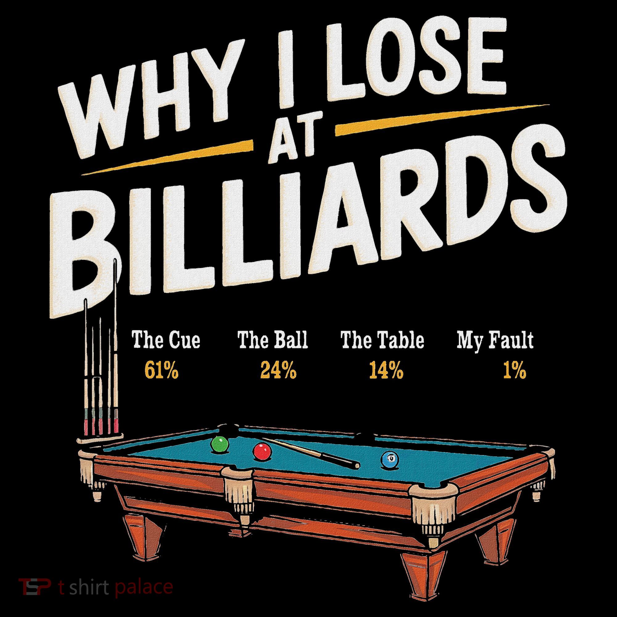 Why I Lose At Billiards Pool Player Billiard Snooker Women's Hoodie