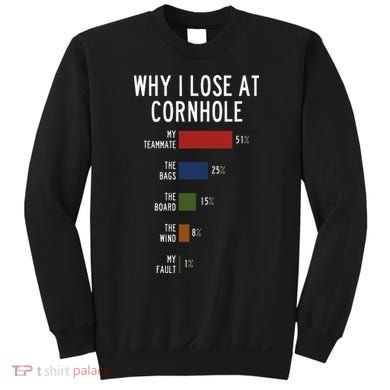 Why I Lose At Cornhole Sweatshirt