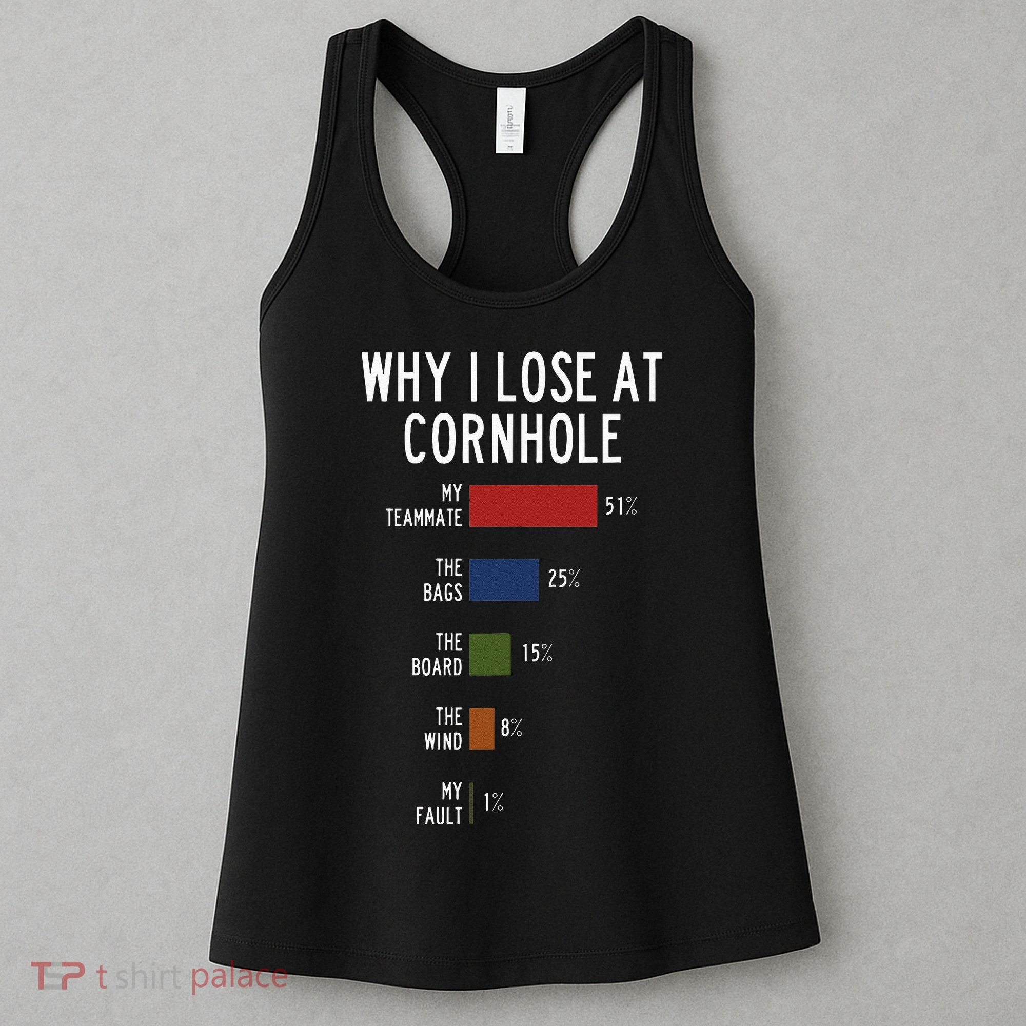 Why I Lose At Cornhole Women's Tank Top