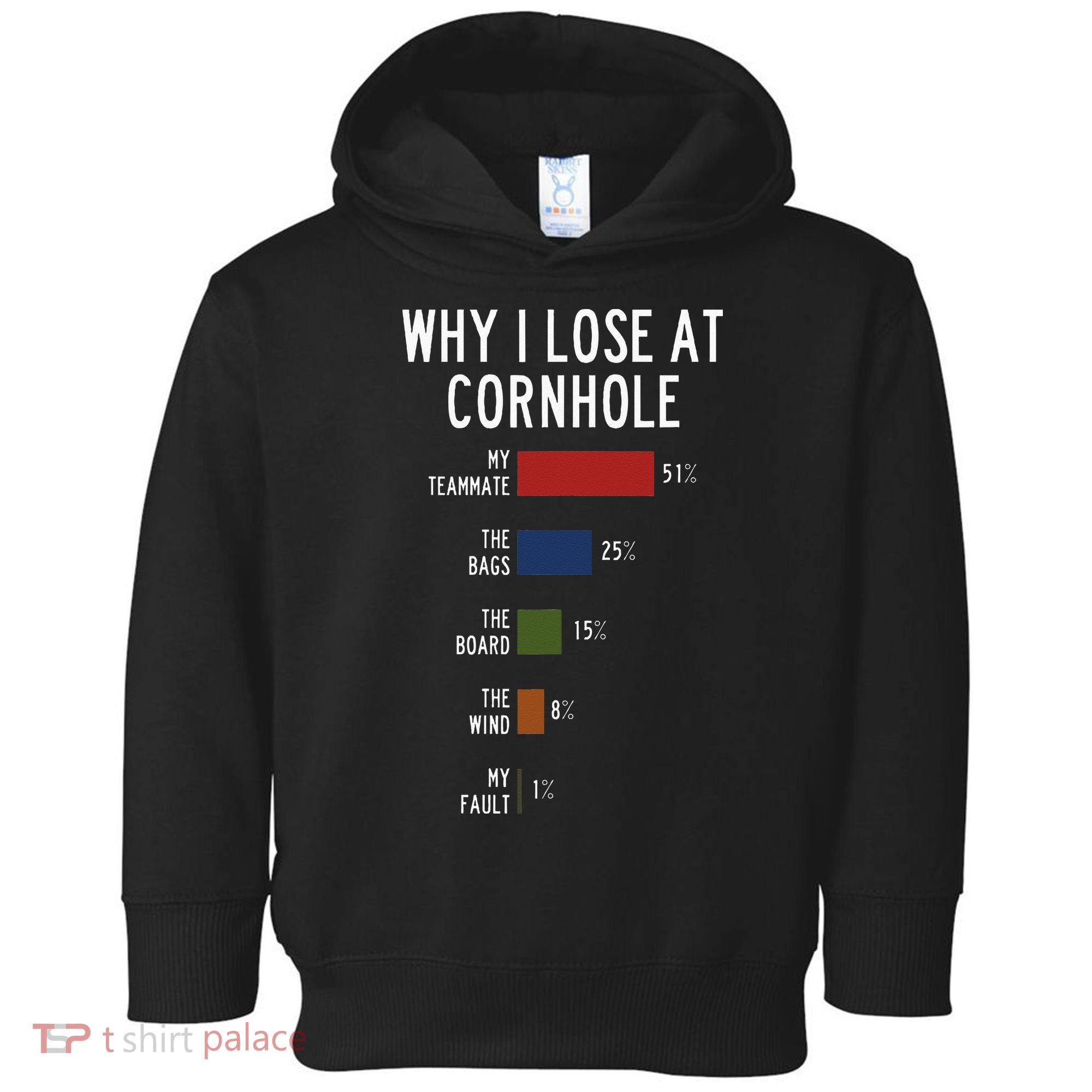 Why I Lose At Cornhole Toddler Hoodie