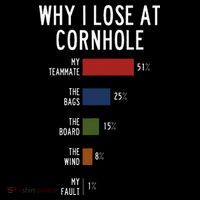 Why I Lose At Cornhole Toddler Hoodie thumb 2