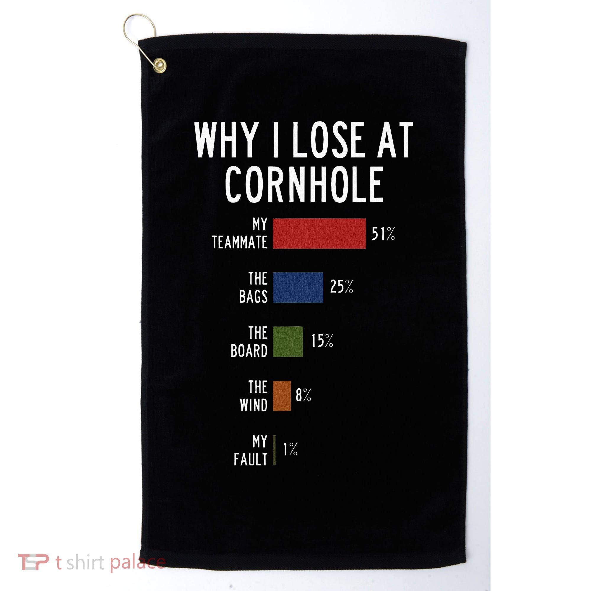 Why I Lose At Cornhole Golf Towel