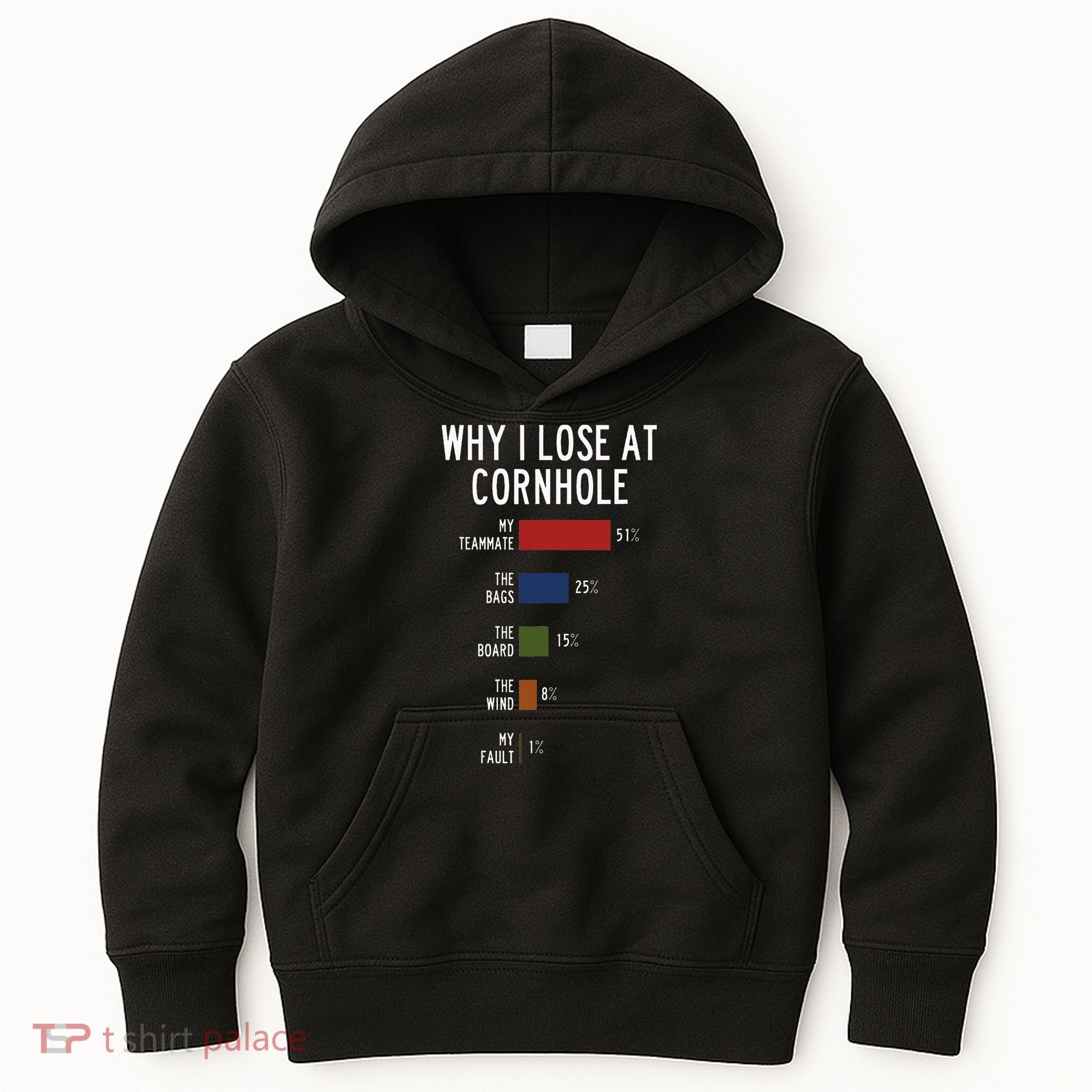 Why I Lose At Cornhole Kids Hoodie