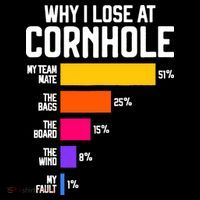 Why I Lose At Cornhole Humor Toss Like A Boss Sweatshirt thumb 3