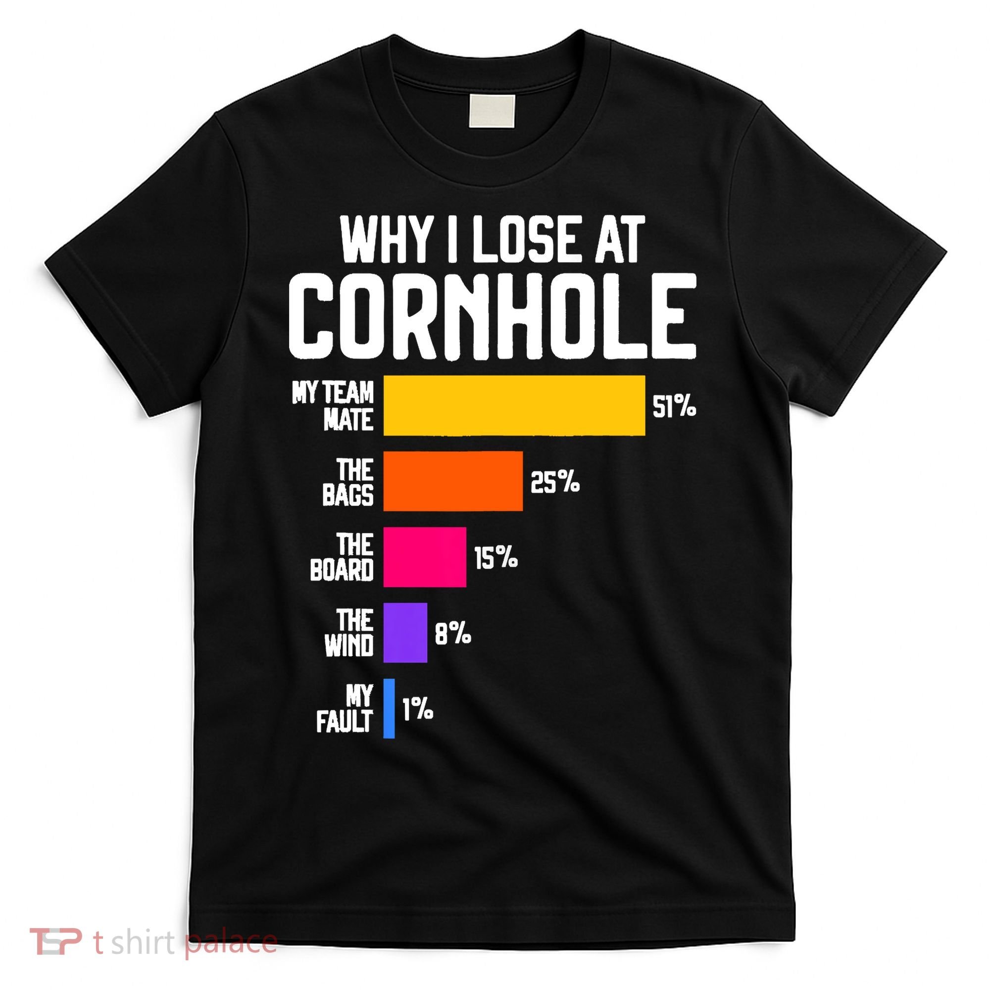Why I Lose At Cornhole Humor Toss Like A Boss T-Shirt