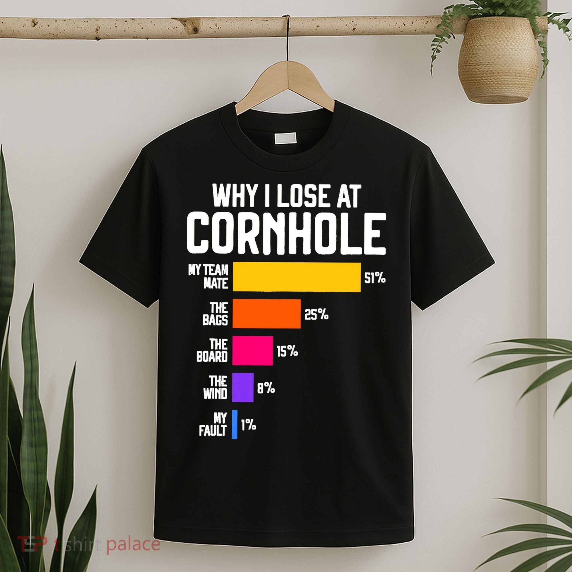 Why I Lose At Cornhole Humor Toss Like A Boss T-Shirt