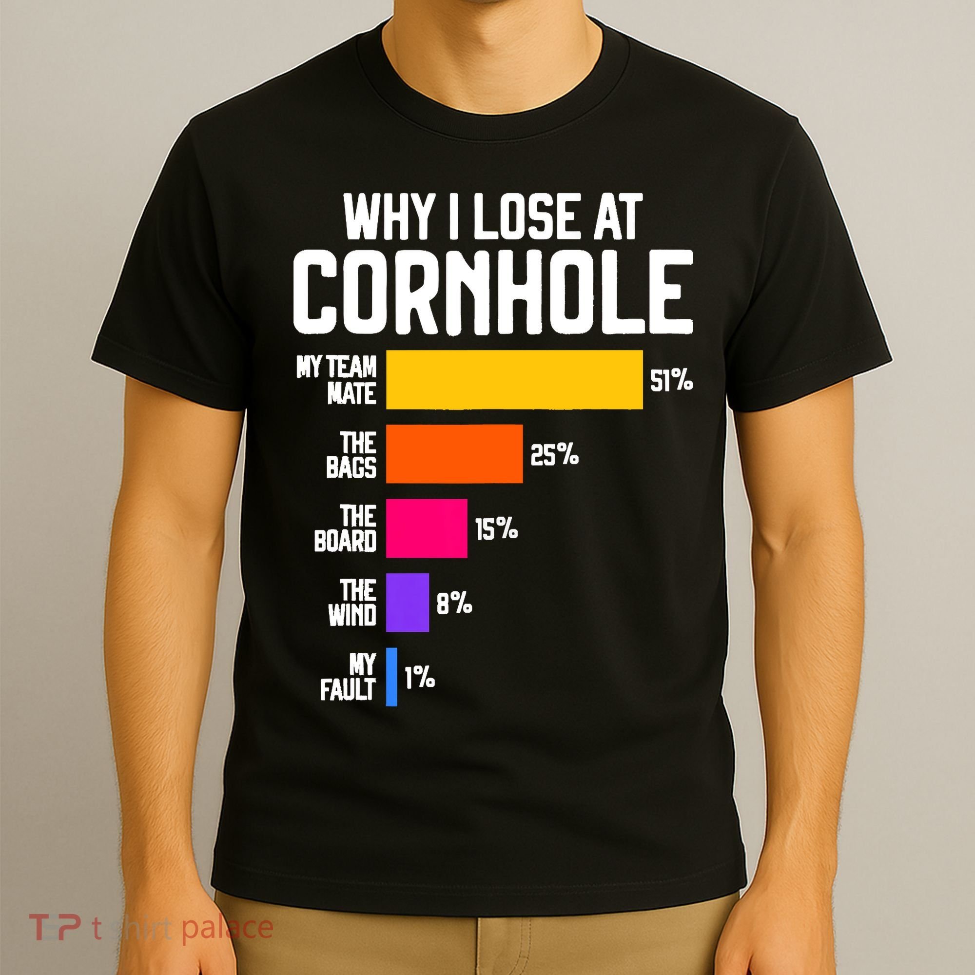 Why I Lose At Cornhole Humor Toss Like A Boss T-Shirt