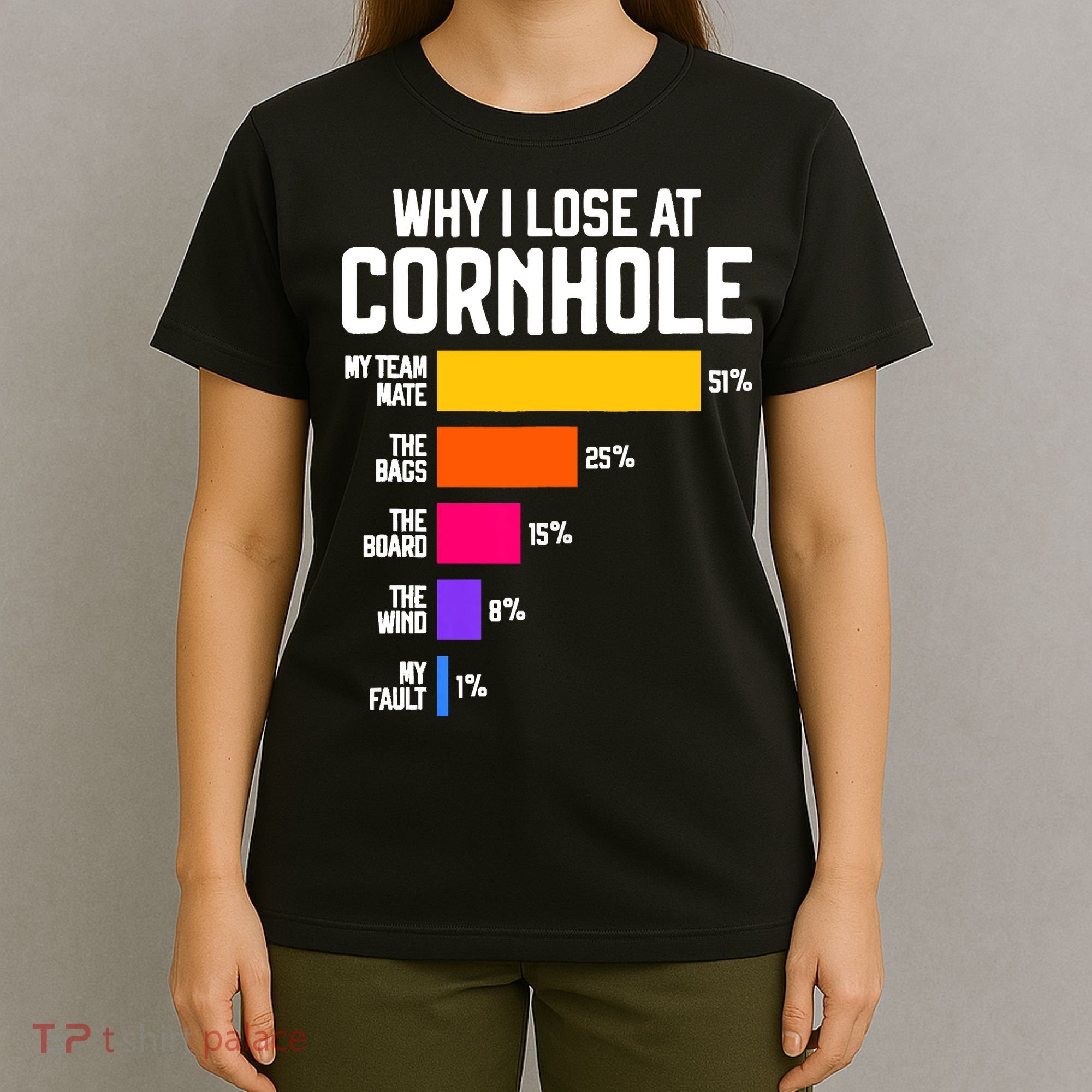 Why I Lose At Cornhole Humor Toss Like A Boss T-Shirt