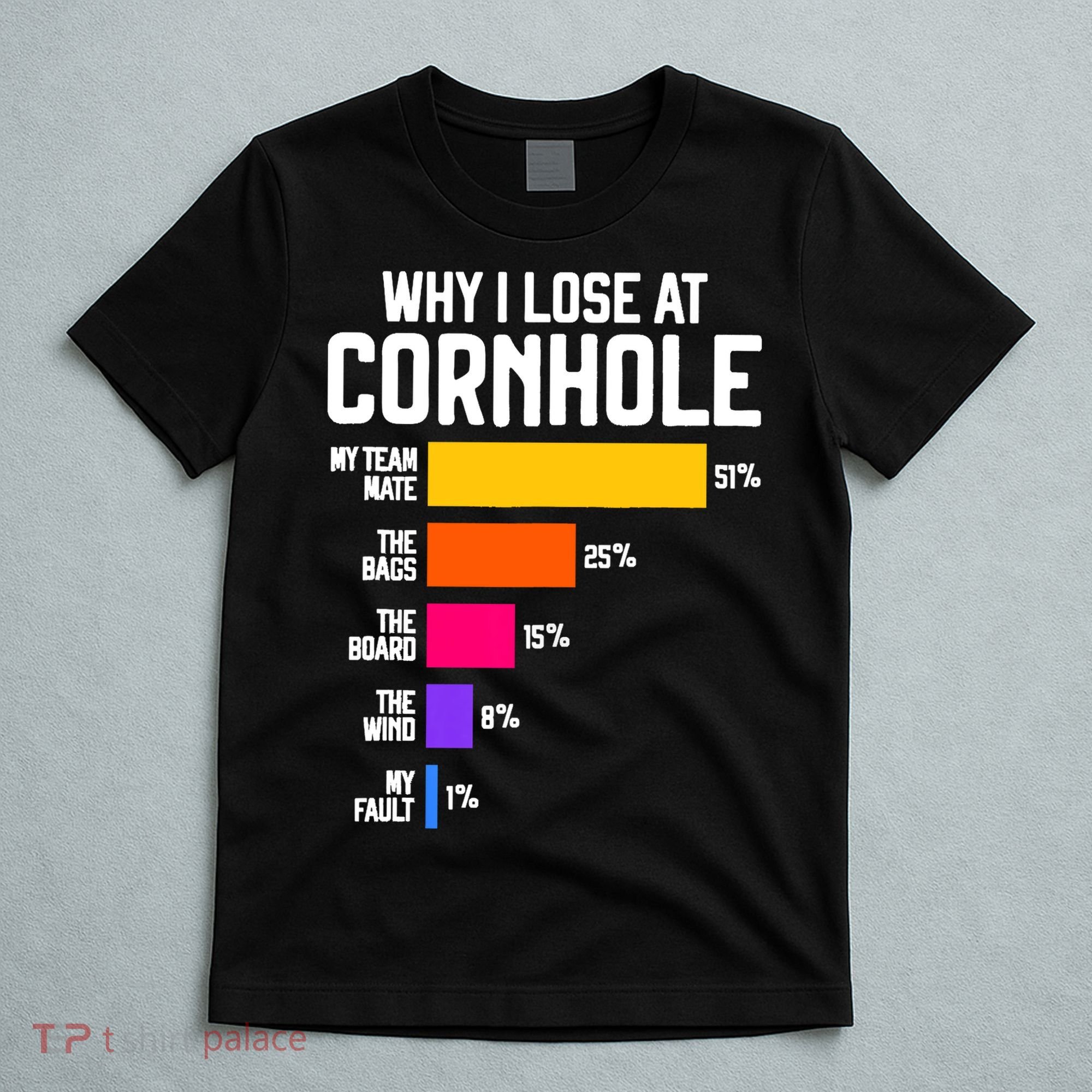 Why I Lose At Cornhole Humor Toss Like A Boss T-Shirt