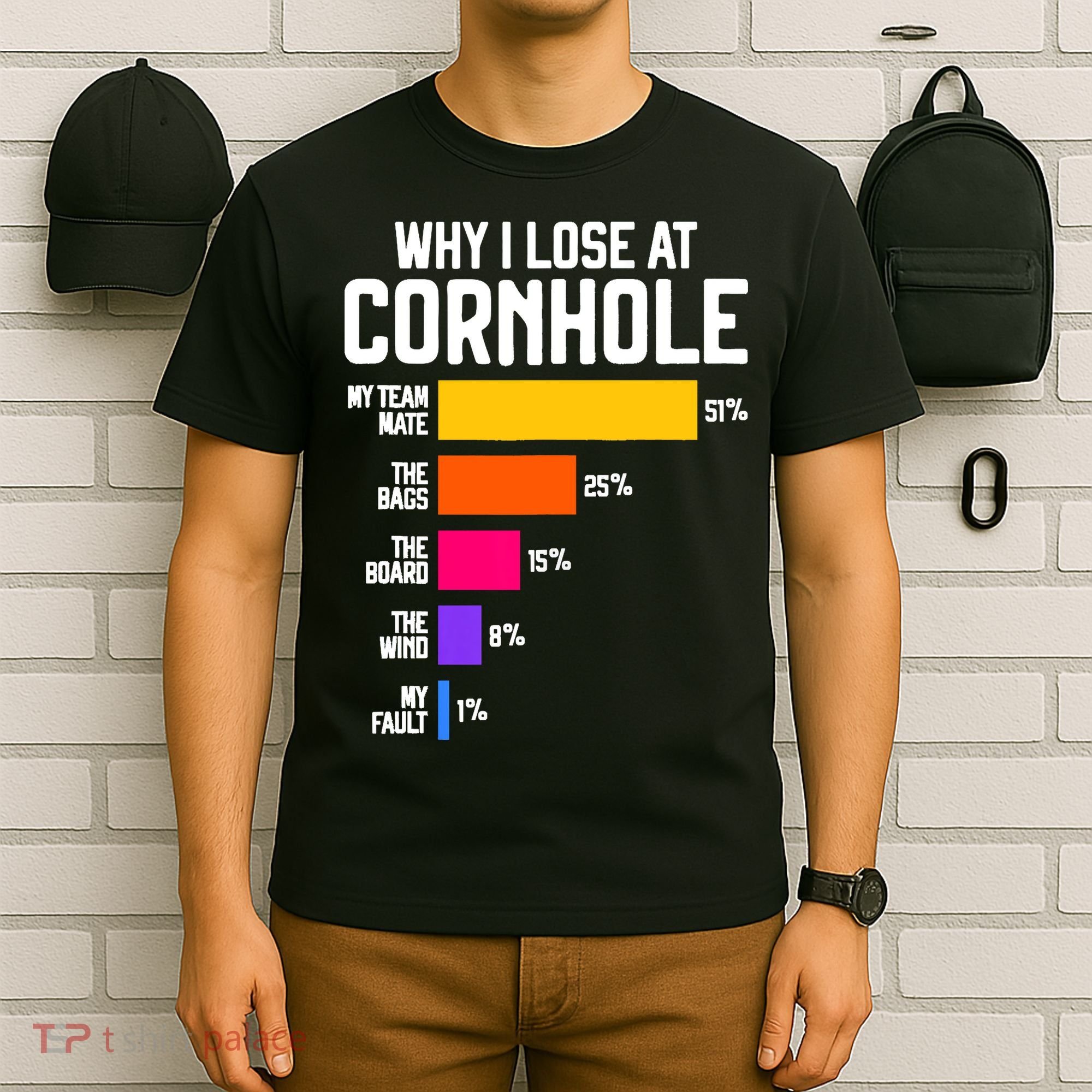 Why I Lose At Cornhole Humor Toss Like A Boss T-Shirt