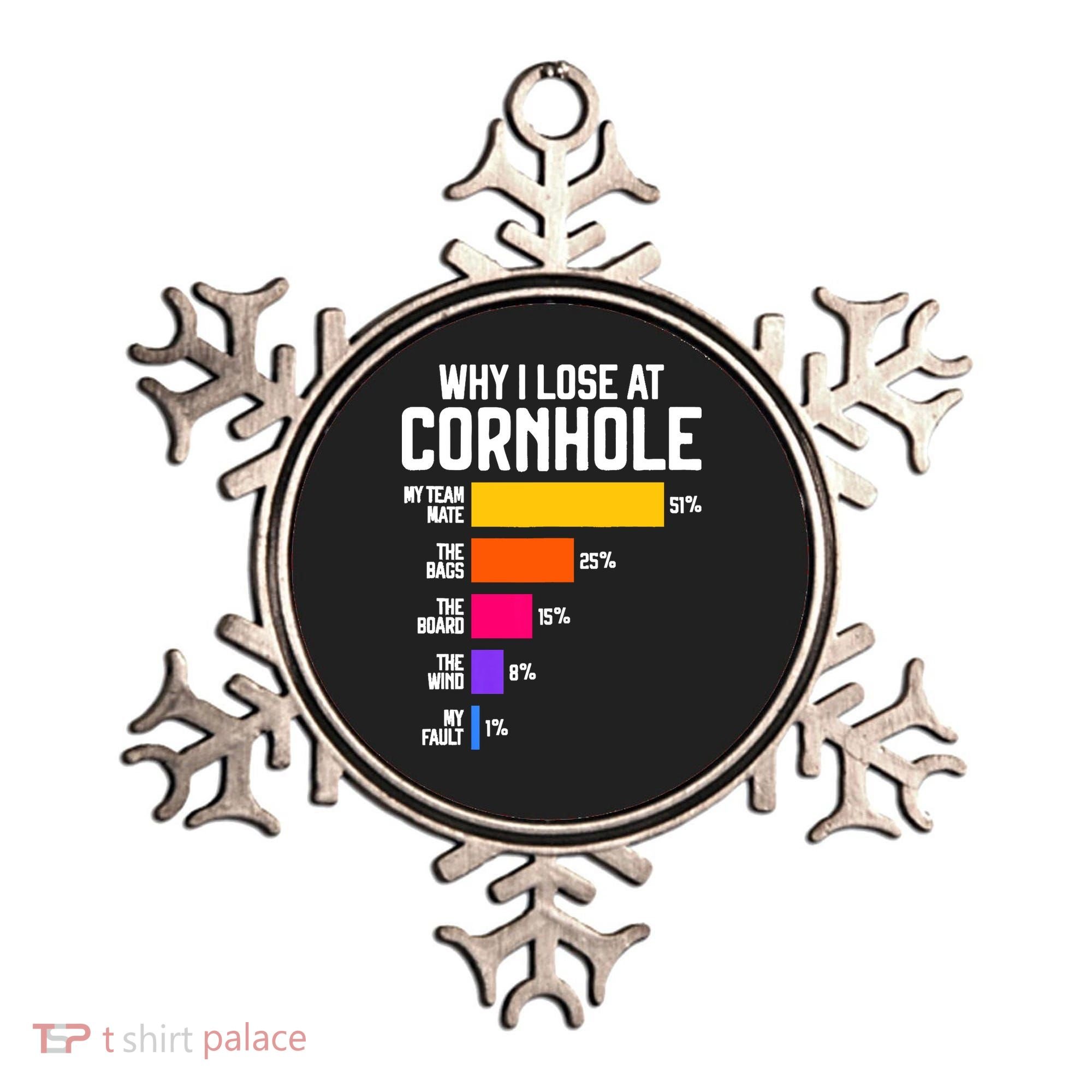 Why I Lose At Cornhole Humor Toss Like A Boss Ornament
