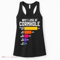 Why I Lose At Cornhole Humor Toss Like A Boss Women's Tank Top thumb 0