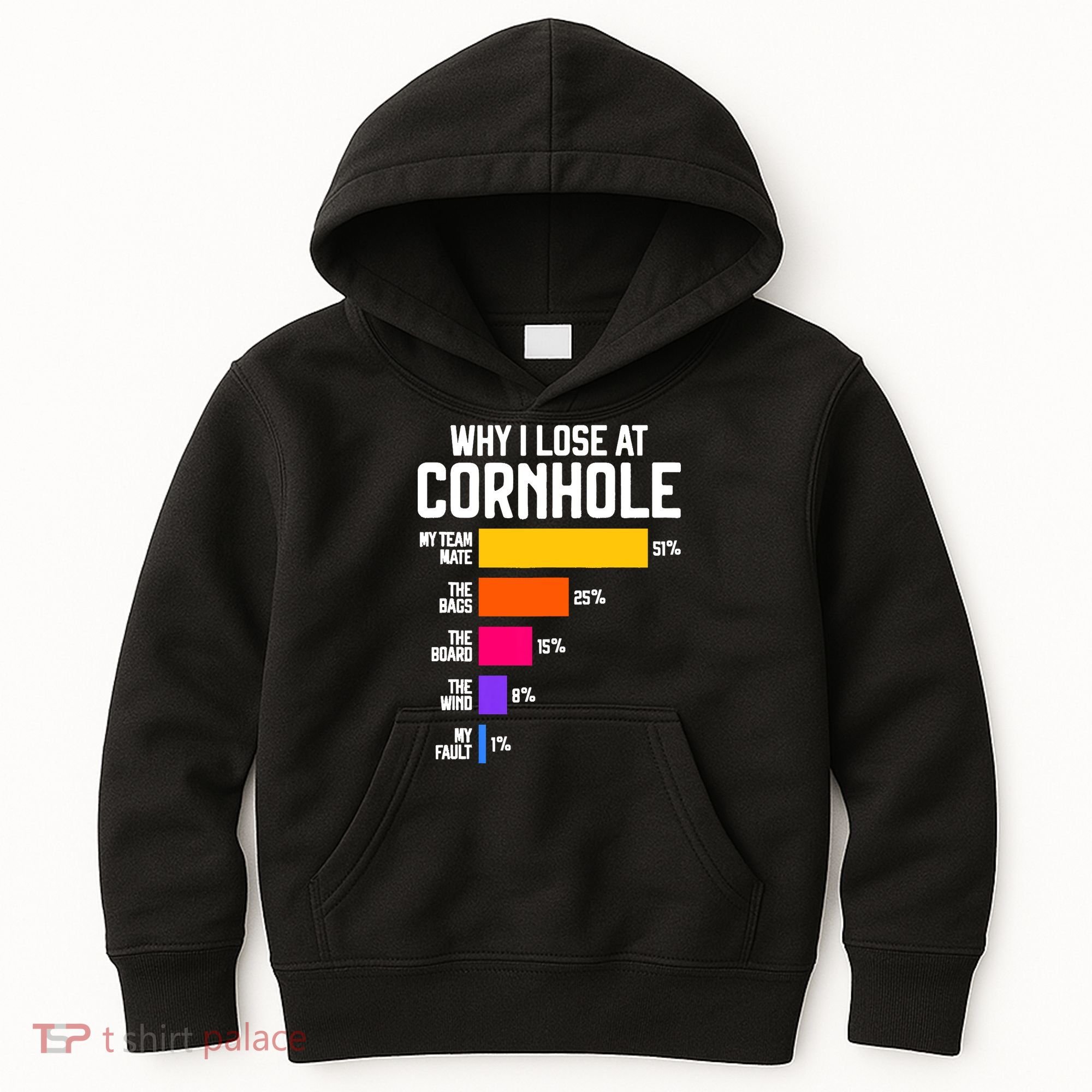 Why I Lose At Cornhole Humor Toss Like A Boss Kids Hoodie